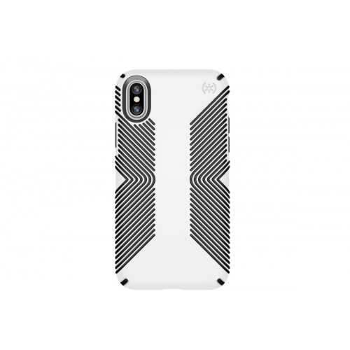 Чехол Speck Presidio Grip для iPhone X White/Black (SP-103131-1909)