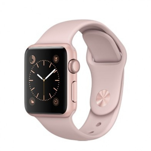 Apple Watch Series 1 38mm Rose Gold Aluminum Case with Pink Sand Sport Band (MNNH2) 4/5 б/у