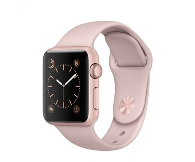 Apple Watch Series 1 38mm Rose Gold Aluminum Case with Pink Sand Sport Band (MNNH2) 4/5 б/у