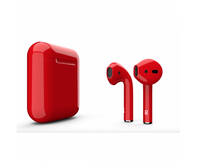 Наушники Apple AirPods 2 MV7N2 Red Gloss (Красные глянцевые)