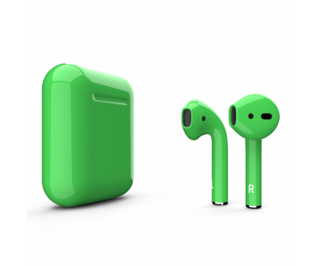 Наушники Apple AirPods 1 MMEF2 Lime Green Gloss (Зеленые глянцевые)