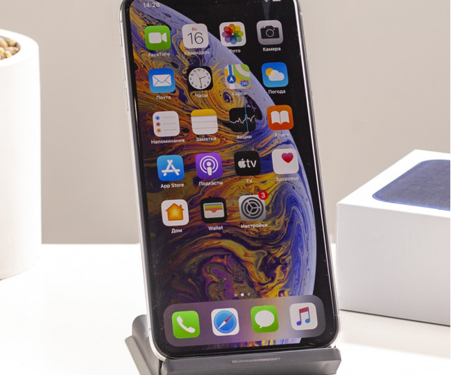 iPhone XS Max Dual Sim 64GB Silver (MT722) б/у