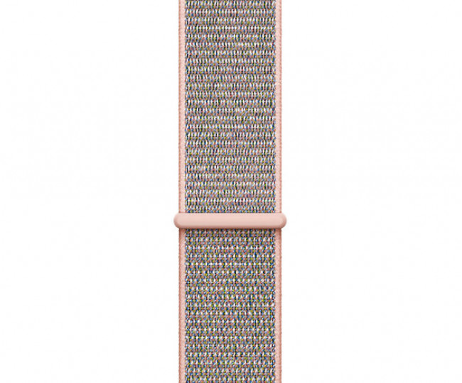 Apple Watch Series 3 GPS + Cellular 38mm Gold Aluminum Case with Pink Sand Sport Loop (MQJU2) б/у