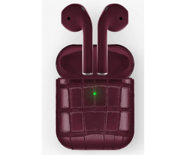 Наушники Apple AirPods 2 MRXJ2 Alligator Burgundy