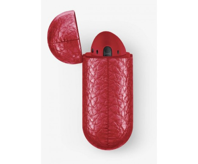 Наушники Apple AirPods 2 MRXJ2 Calfskin Red