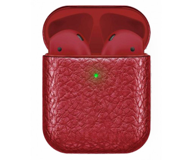 Наушники Apple AirPods 2 MRXJ2 Calfskin Red