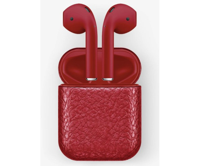 Наушники Apple AirPods 1 MMEF2 Calfskin Red