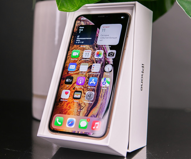 iPhone XS Max Dual Sim 64GB Gold (MT732) б/у