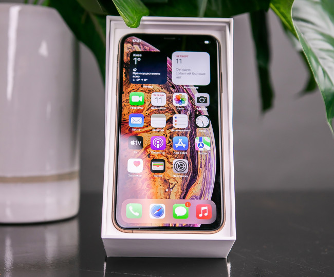 iPhone XS Max Dual Sim 256GB Gold (MT762) б/у