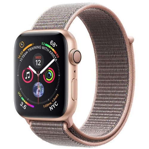 Apple Watch Series 4 44mm Aur Alum. w. Bucla sport nisip roz (MU6G2) folosită