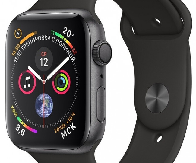 Apple Watch Series 4 GPS + LTE 40mm Gray Alum. w. Black Sport b. Gray Alum. (MTUG2, MTVD2) б/у