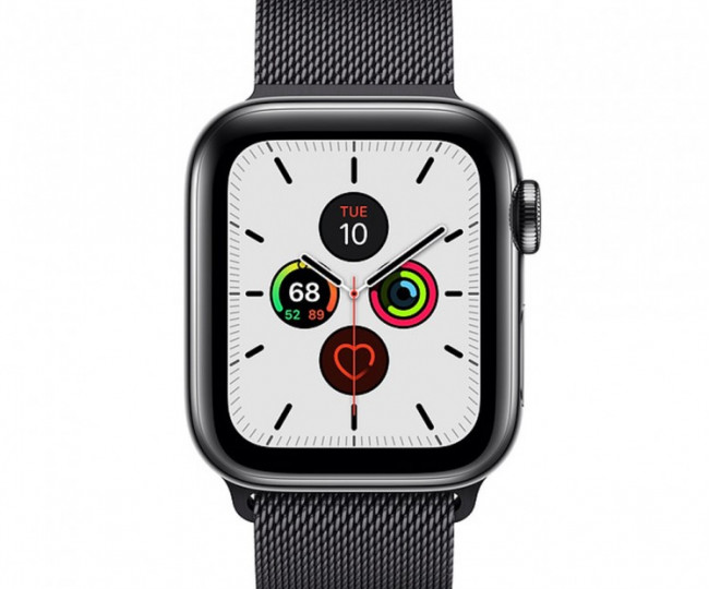 Carcasă din oțel SB de 40 mm Apple Watch Series 5 (GPS + Cellular) folosit cu buclă SB Milanese (MWWX2)