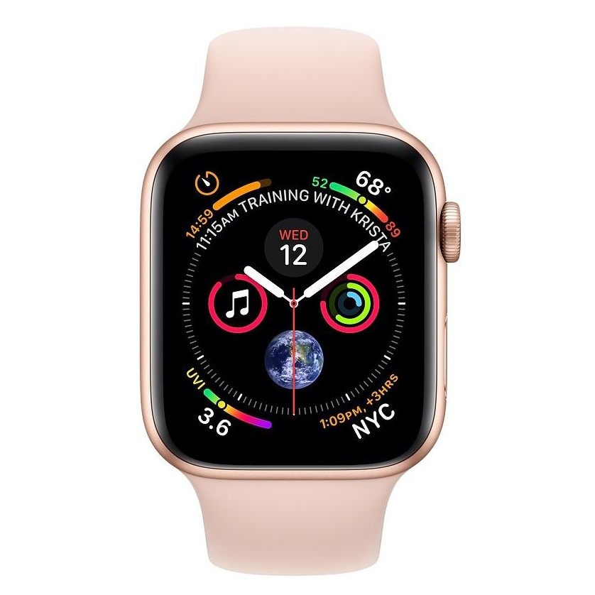 Apple Watch Series 4 44mm Aur Alum. w. Banda sport Pink Sand (MU6F2) folosită
