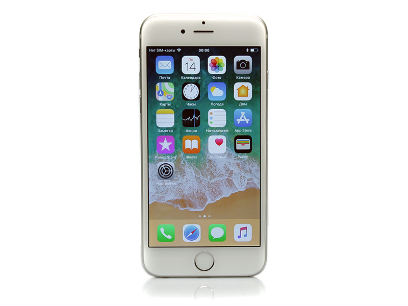 iPhone 6 32gb, Silver б/у 3/5