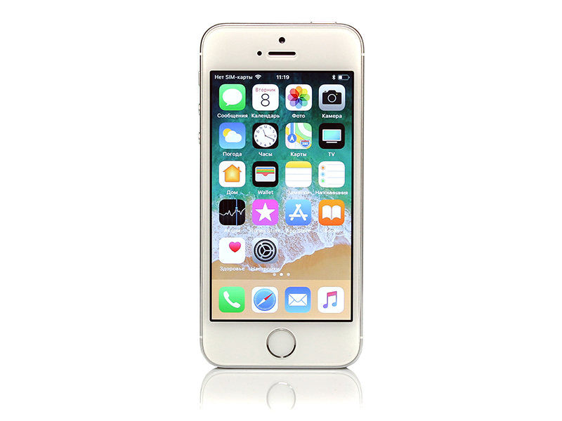 iPhone 5s 16Gb Silver 4/5 б/у