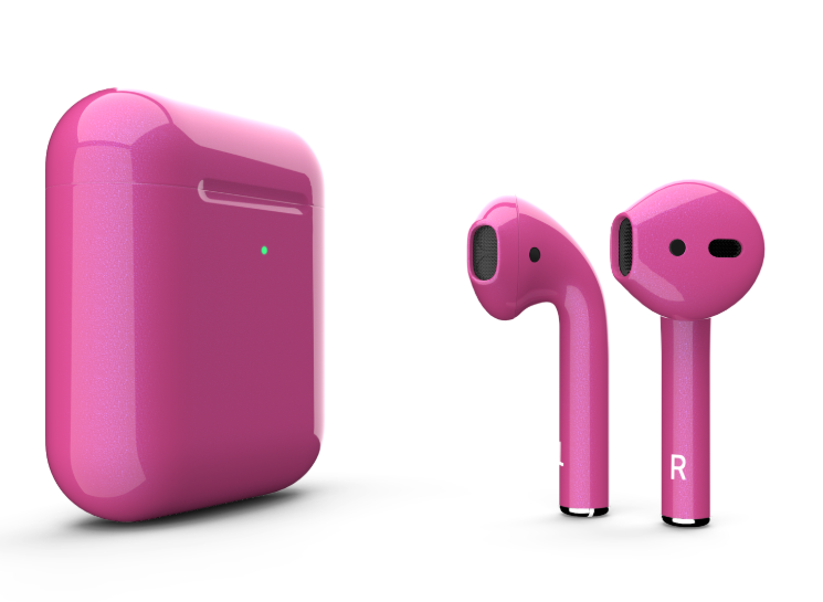 Căști Apple AirPods 2 MRXJ2 cu încărcare wireless Living Coral Gloss