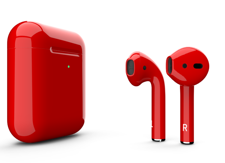 Căști Apple AirPods 2 MRXJ2 cu încărcare fără fir roșu lucios