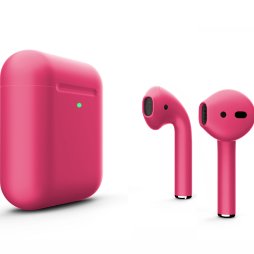 Căști Apple AirPods 2 MRXJ2 cu încărcare fără fir Living Coral Matte