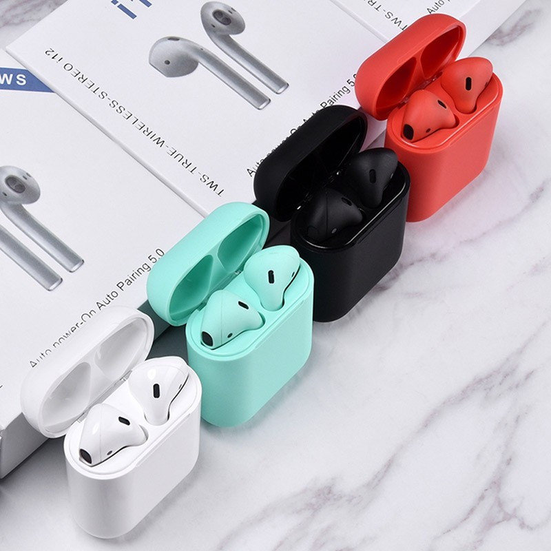 Наушники Bluetooth HBQ I12 TWS White беспроводные 