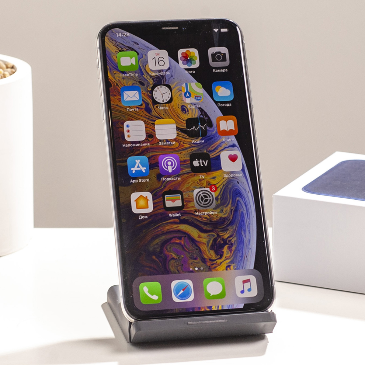 iPhone XS Max Dual Sim 64GB Silver (MT722) б/у