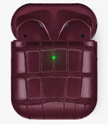 Наушники Apple AirPods 2 MRXJ2 Alligator Burgundy
