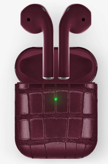 Наушники Apple AirPods 2 MRXJ2 Alligator Burgundy