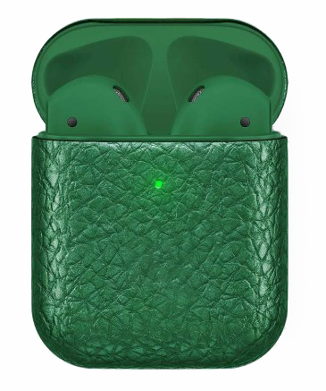 Наушники Apple AirPods 2 MRXJ2 Calfskin Green