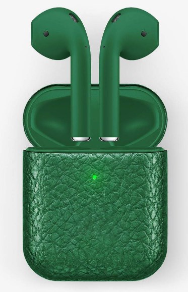 Наушники Apple AirPods 2 MRXJ2 Calfskin Green