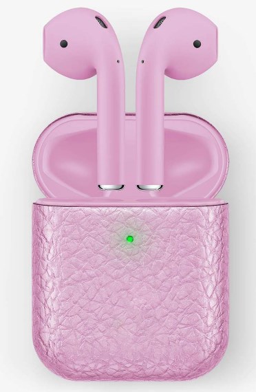 Наушники Apple AirPods 2 MRXJ2 Calfskin Pink