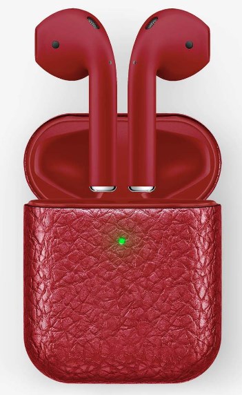 Наушники Apple AirPods 2 MRXJ2 Calfskin Red
