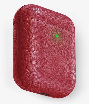 Наушники Apple AirPods 2 MRXJ2 Calfskin Red