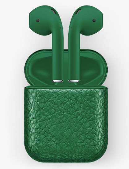 Наушники Apple AirPods 1 MMEF2 Calfskin Green
