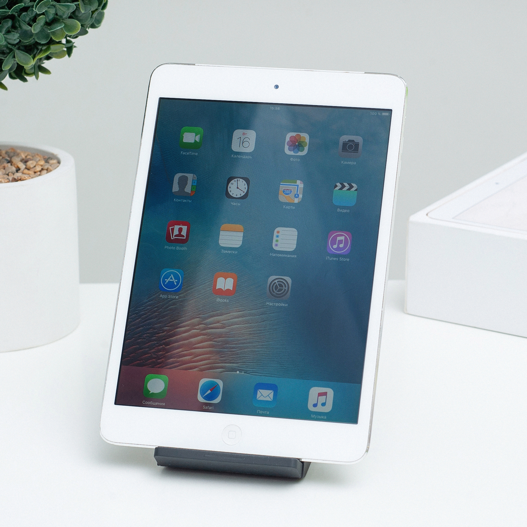 iPad mini Wi-Fi + LTE, 16gb, White б/у