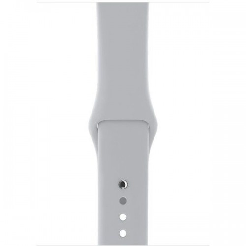 Carcasă din aluminiu argintiu Apple Watch Series 3 de 42 mm cu bandă sport ceață (MQL02)